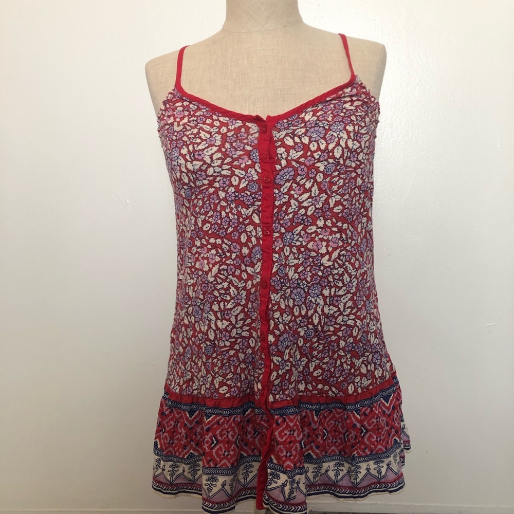 Floral tank top